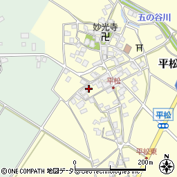 滋賀県東近江市平松町509周辺の地図