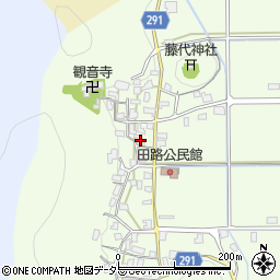 兵庫県丹波市柏原町田路583周辺の地図