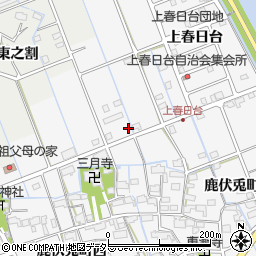 愛知県津島市鹿伏兎町上郷157周辺の地図