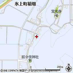 兵庫県丹波市氷上町稲畑351周辺の地図