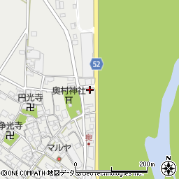 滋賀県東近江市五個荘奥町178周辺の地図