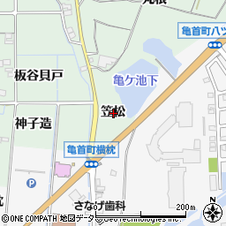 愛知県豊田市舞木町笠松周辺の地図