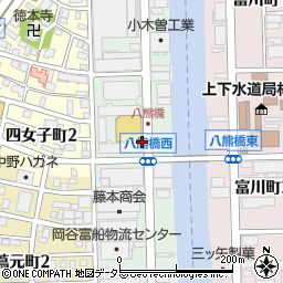愛知県名古屋市中川区富船町周辺の地図