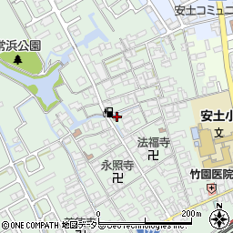 滋賀県近江八幡市安土町常楽寺773周辺の地図