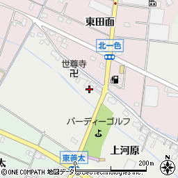 愛知県愛西市落合町上河原1442周辺の地図