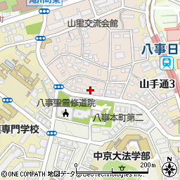 名鉄協商山里町駐車場周辺の地図