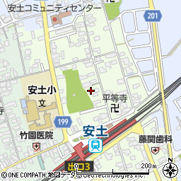 滋賀県近江八幡市安土町上豊浦1466周辺の地図