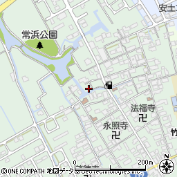 滋賀県近江八幡市安土町常楽寺748周辺の地図