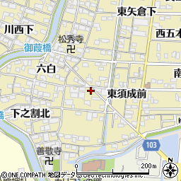 愛知県海部郡蟹江町須成西須成前周辺の地図