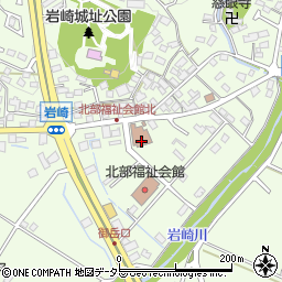 岩崎公民館周辺の地図