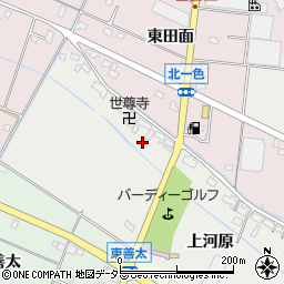 愛知県愛西市落合町上河原1446周辺の地図