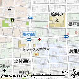 愛知県名古屋市昭和区長戸町1丁目32周辺の地図