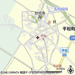 滋賀県東近江市平松町504周辺の地図