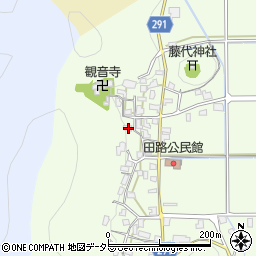 兵庫県丹波市柏原町田路591周辺の地図