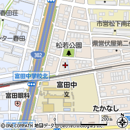 名古屋メタリコン工業中川工場周辺の地図