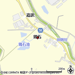 愛知県豊田市田籾町鶏石周辺の地図