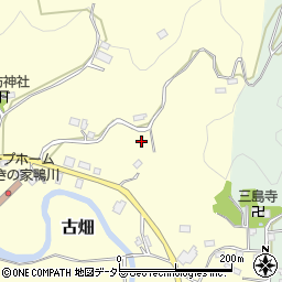 千葉県鴨川市古畑周辺の地図