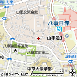 愛知県名古屋市昭和区山里町150-1周辺の地図