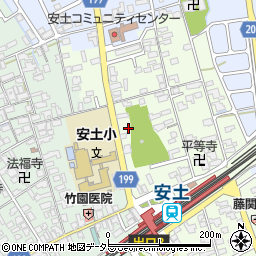 滋賀県近江八幡市安土町上豊浦1367周辺の地図
