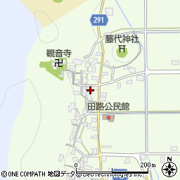 兵庫県丹波市柏原町田路587周辺の地図