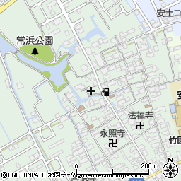 滋賀県近江八幡市安土町常楽寺751-1周辺の地図