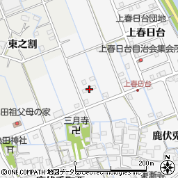 愛知県津島市鹿伏兎町上郷161周辺の地図