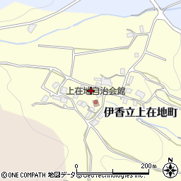 滋賀県大津市伊香立上在地町192周辺の地図