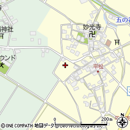 滋賀県東近江市平松町1050周辺の地図