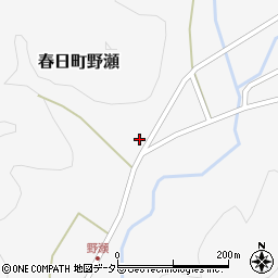 兵庫県丹波市春日町野瀬104周辺の地図