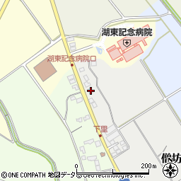 滋賀県東近江市僧坊町165周辺の地図