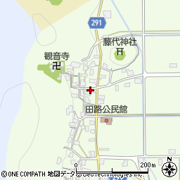 兵庫県丹波市柏原町田路586周辺の地図