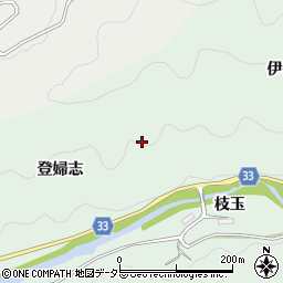 愛知県豊田市川面町登婦志周辺の地図