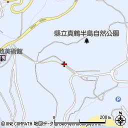 御林遊歩道周辺の地図