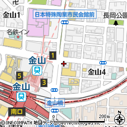 松屋 金山店周辺の地図