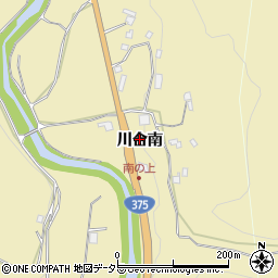 島根県大田市川合町周辺の地図