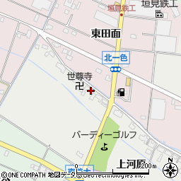 愛知県愛西市落合町上河原1447周辺の地図