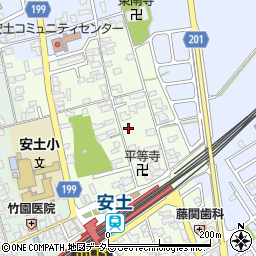 滋賀県近江八幡市安土町上豊浦1500周辺の地図