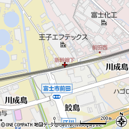 新幹線下周辺の地図