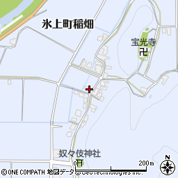 兵庫県丹波市氷上町稲畑345周辺の地図
