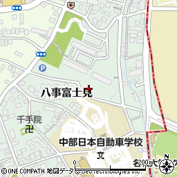 愛知県名古屋市昭和区八事富士見周辺の地図
