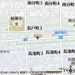 名鉄協商長戸町駐車場周辺の地図