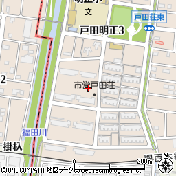 名古屋市役所子ども青少年局　富田第二保育園周辺の地図