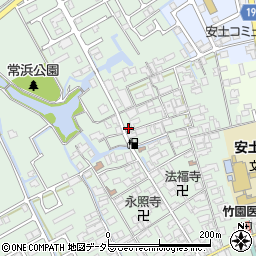 滋賀県近江八幡市安土町常楽寺753-1周辺の地図