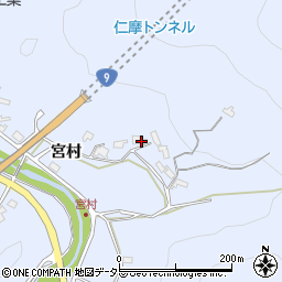 島根県大田市仁摩町大国宮村308周辺の地図