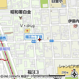 リパーク福江２丁目駐車場周辺の地図