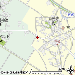 滋賀県東近江市平松町1051周辺の地図
