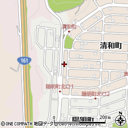 滋賀県大津市清和町11周辺の地図