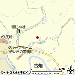 千葉県鴨川市古畑519周辺の地図