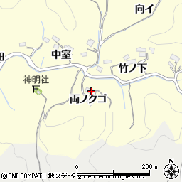 愛知県豊田市芳友町両ノクゴ周辺の地図