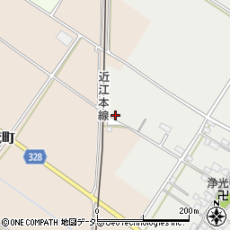 滋賀県東近江市五個荘奥町828周辺の地図